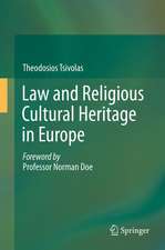 Law and Religious Cultural Heritage in Europe