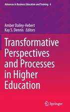 Transformative Perspectives and Processes in Higher Education