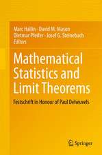 Mathematical Statistics and Limit Theorems: Festschrift in Honour of Paul Deheuvels