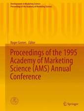 Proceedings of the 1995 Academy of Marketing Science (AMS) Annual Conference