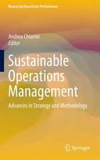 Sustainable Operations Management