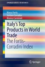 Italy’s Top Products in World Trade: The Fortis-Corradini Index