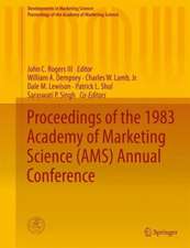 Proceedings of the 1983 Academy of Marketing Science (AMS) Annual Conference