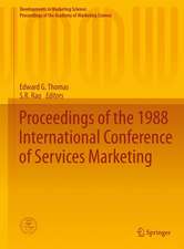 Proceedings of the 1988 International Conference of Services Marketing