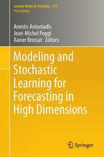 Modeling and Stochastic Learning for Forecasting in High Dimensions