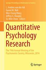 Quantitative Psychology Research: The 79th Annual Meeting of the Psychometric Society, Madison, Wisconsin, 2014