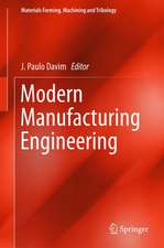 Modern Manufacturing Engineering