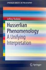 Husserlian Phenomenology