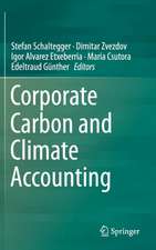 Corporate Carbon and Climate Accounting