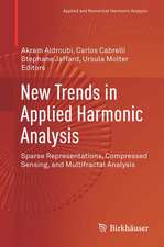 New Trends in Applied Harmonic Analysis: Sparse Representations, Compressed Sensing, and Multifractal Analysis