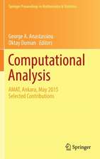 Computational Analysis: AMAT, Ankara, May 2015 Selected Contributions