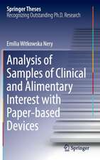 Analysis of Samples of Clinical and Alimentary Interest with Paper-based Devices