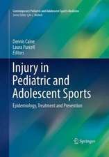 Injury in Pediatric and Adolescent Sports: Epidemiology, Treatment and Prevention