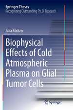 Biophysical Effects of Cold Atmospheric Plasma on Glial Tumor Cells