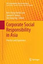 Corporate Social Responsibility in Asia: Practice and Experience