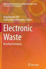 Electronic Waste: Recycling Techniques