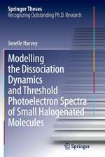 Modelling the Dissociation Dynamics and Threshold Photoelectron Spectra of Small Halogenated Molecules