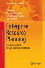 Enterprise Resource Planning: Fundamentals of Design and Implementation