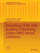 Proceedings of the 1986 Academy of Marketing Science (AMS) Annual Conference