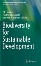 Biodiversity for Sustainable Development