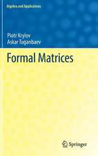 Formal Matrices