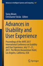 Advances in Usability and User Experience