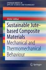 Sustainable Jute-Based Composite Materials: Mechanical and Thermomechanical Behaviour