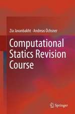 Computational Statics Revision Course