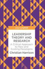 Leadership Theory and Research