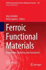 Ferroic Functional Materials: Experiment, Modeling and Simulation