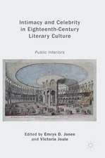 Intimacy and Celebrity in Eighteenth-Century Literary Culture: Public Interiors