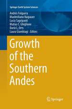 Growth of the Southern Andes