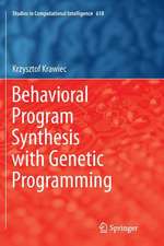 Behavioral Program Synthesis with Genetic Programming