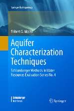 Aquifer Characterization Techniques: Schlumberger Methods in Water Resources Evaluation Series No. 4