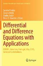 Differential and Difference Equations with Applications: ICDDEA, Amadora, Portugal, May 2015, Selected Contributions