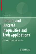 Integral and Discrete Inequalities and Their Applications: Volume I: Linear Inequalities 