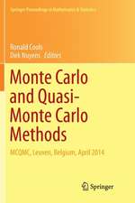 Monte Carlo and Quasi-Monte Carlo Methods: MCQMC, Leuven, Belgium, April 2014