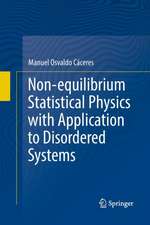 Non-equilibrium Statistical Physics with Application to Disordered Systems