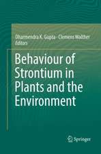 Behaviour of Strontium in Plants and the Environment