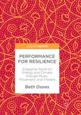 Performance for Resilience: Engaging Youth on Energy and Climate through Music, Movement, and Theatre