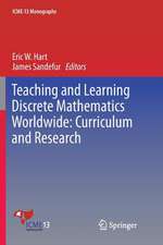 Teaching and Learning Discrete Mathematics Worldwide: Curriculum and Research