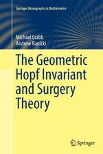 The Geometric Hopf Invariant and Surgery Theory