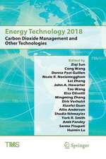 Energy Technology 2018: Carbon Dioxide Management and Other Technologies