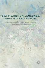 Eva Picardi on Language, Analysis and History