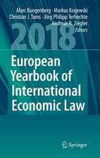 European Yearbook of International Economic Law 2018