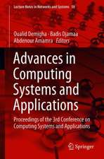 Advances in Computing Systems and Applications