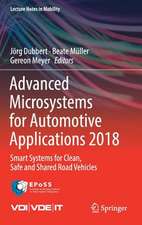 Advanced Microsystems for Automotive Applications 2018: Smart Systems for Clean, Safe and Shared Road Vehicles