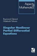 Singular Nonlinear Partial Differential Equations