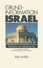 Grundinformation Israel: Textbuch zum Medienpaket