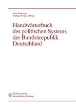 Handwörterbuch des politischen Systems der Bundesrepublik Deutschland